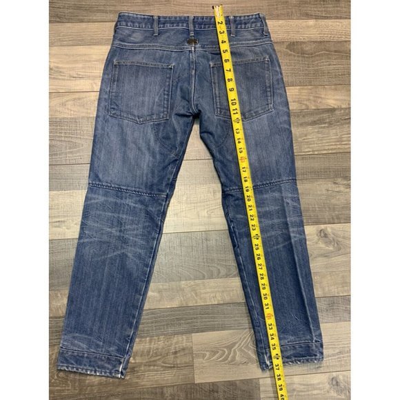 G-Star RAW Men's US 30(31)x30(29) Blue Deconstructed 3D Low Tapered Jeans - Picture 6 of 10